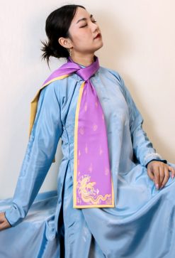 Khăn có họa tiết chim phượng thời Lý 15*150cm
