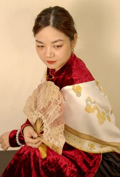 Khăn phượng ổ - mây 90*90cm